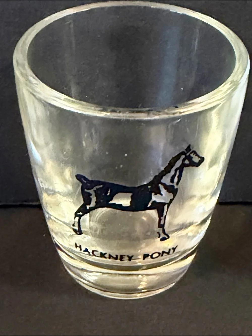 Hazel Atlas Shot Glasses MCM Pony Horse Breed Stallion Jigger Equestrian Set 5x